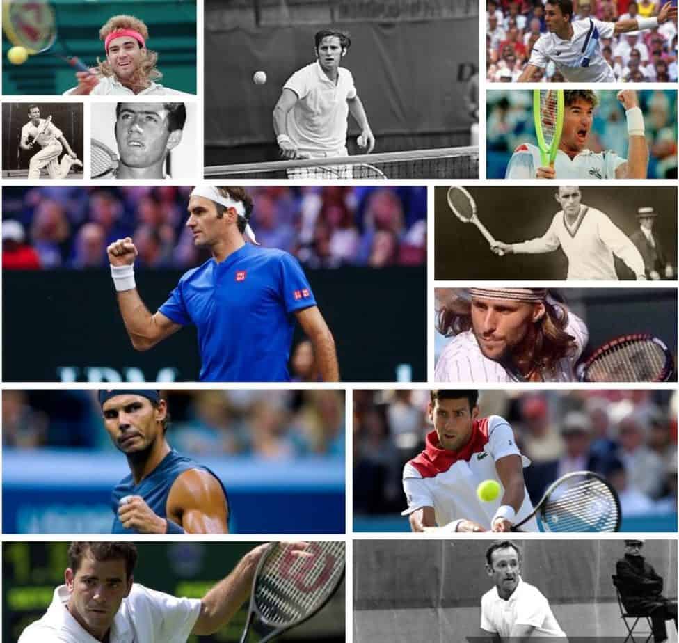 I 13 più grandi giocatori della storia del tennis