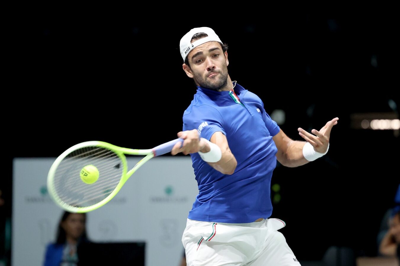 Matteo Berrettini in azione