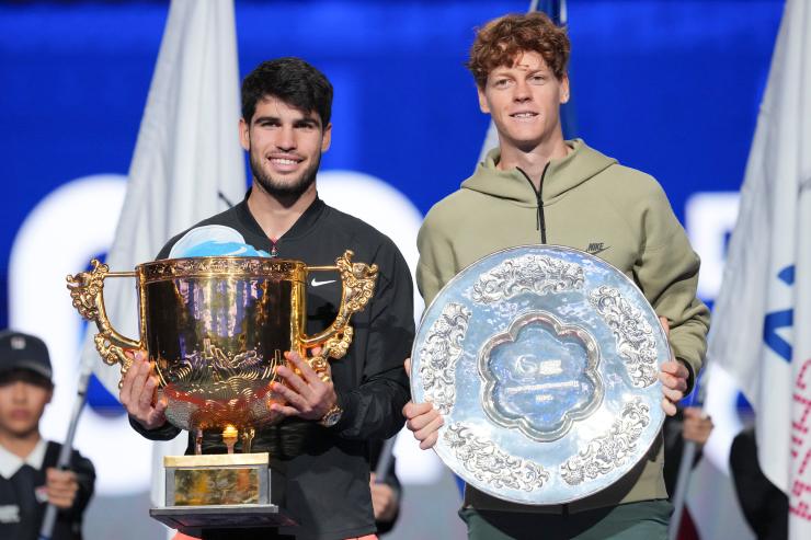 Alcaraz e Sinner premiati