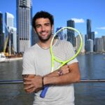 Berrettini posa a Brisbane