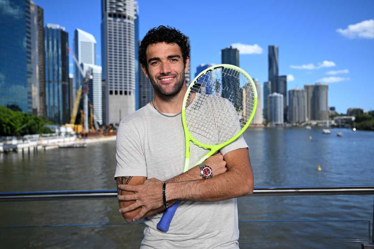 Berrettini posa a Brisbane