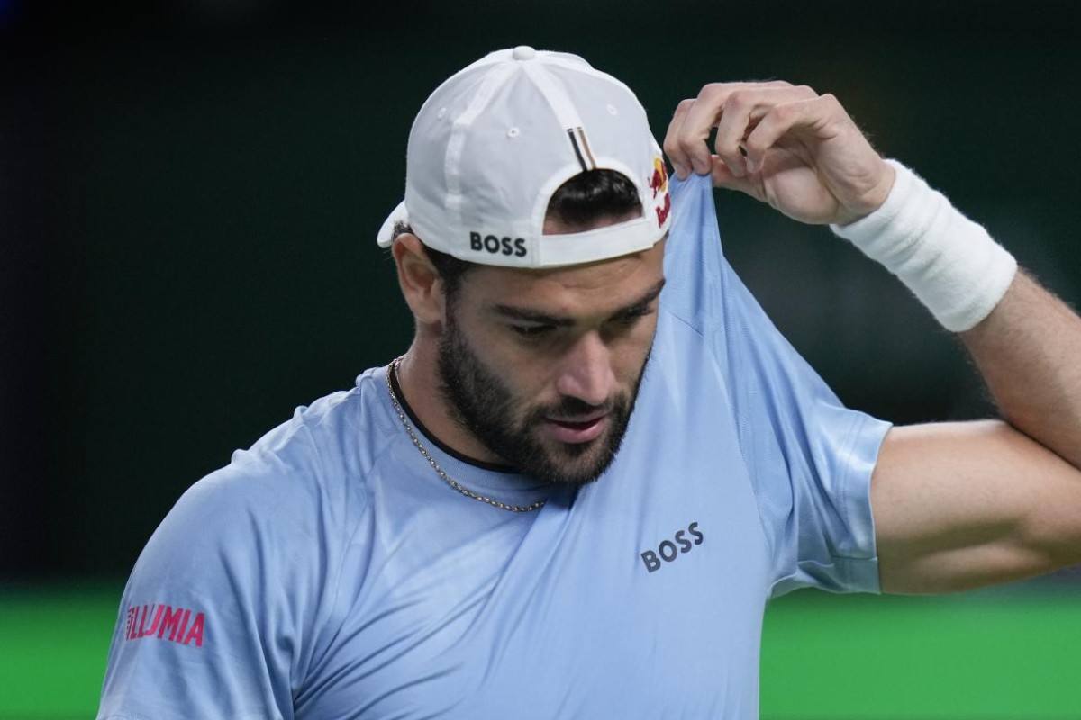 Matteo Berrettini preoccupato