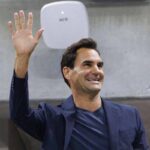 Roger Federer sorridente