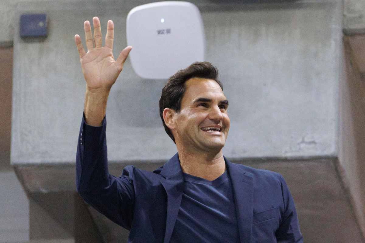 Roger Federer sorridente