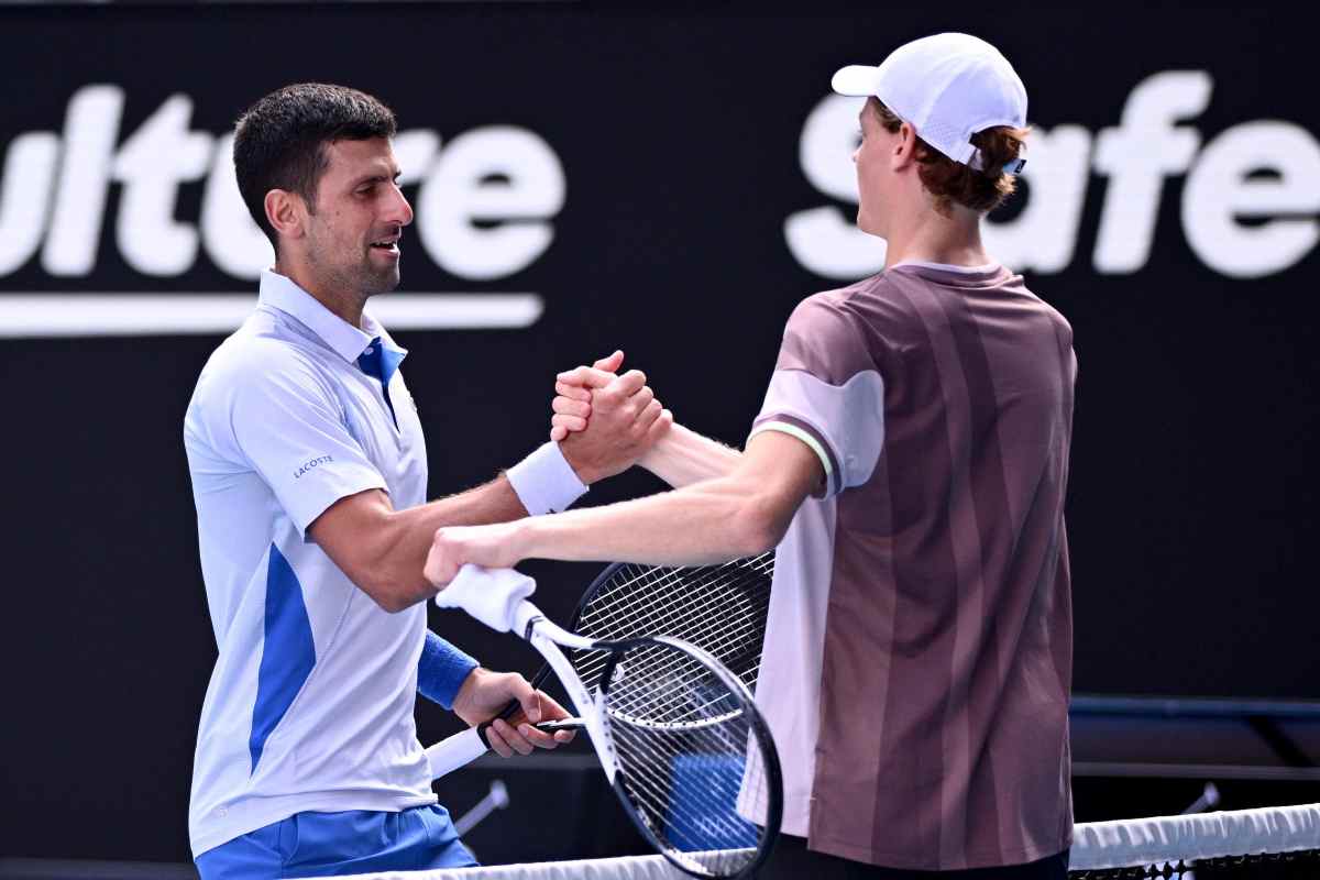 Novak Djokovic e Jannik Sinner