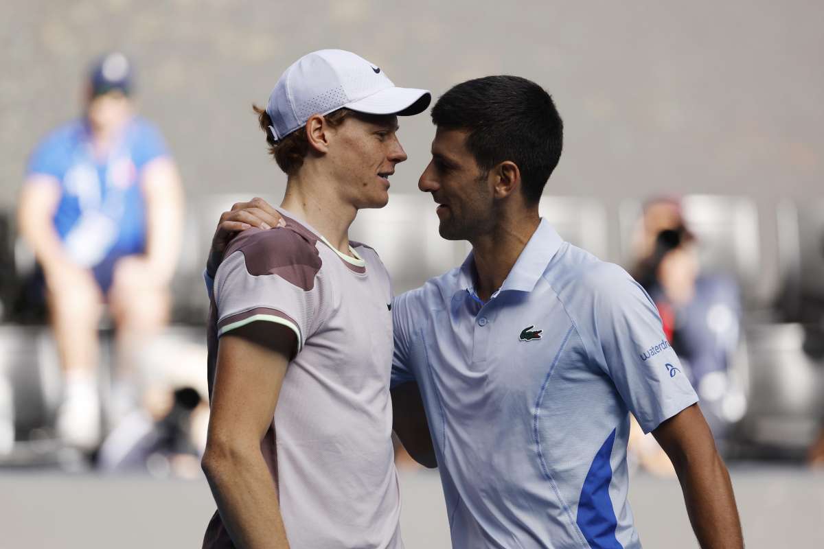 Novak Djokovic e Jannik Sinner