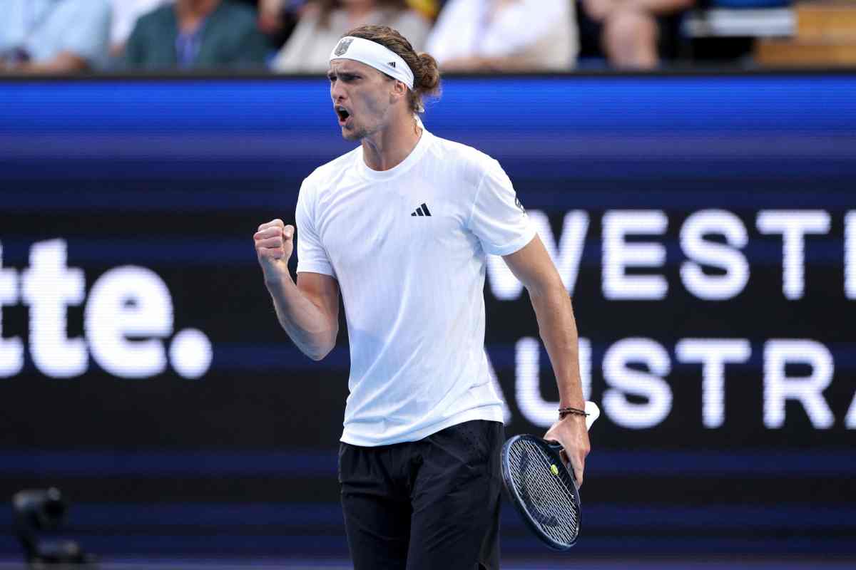 Zverev in campo 