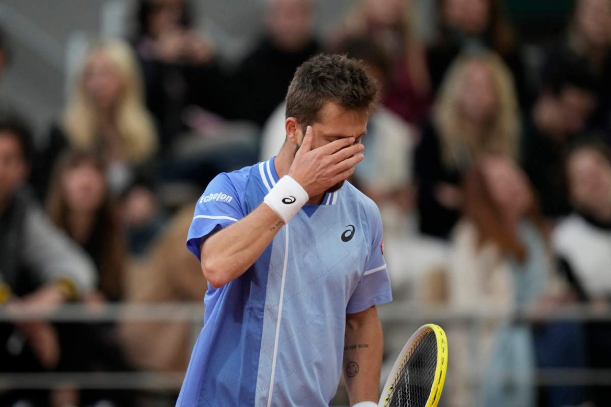 Corentin Moutet in campo