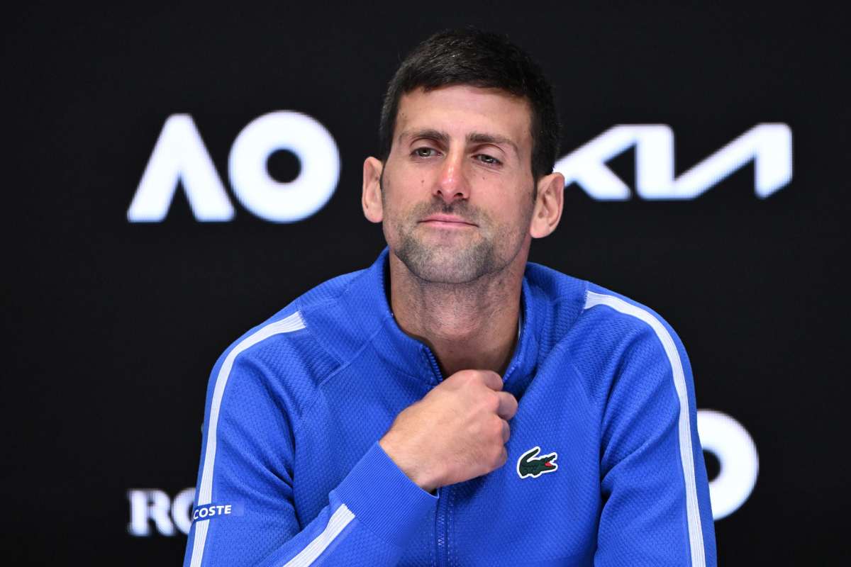 Djokovic in conferenza stampa a Melbourne