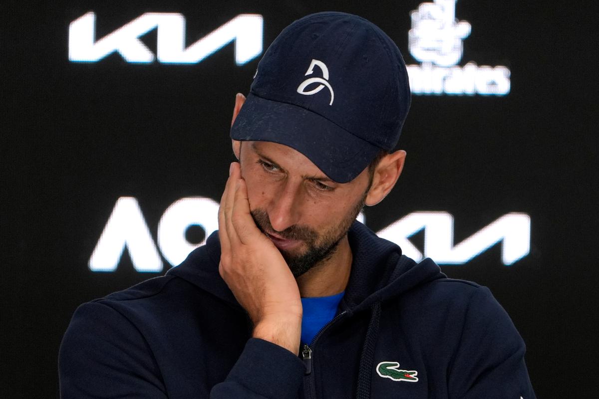 Djokovic in conferenza stampa