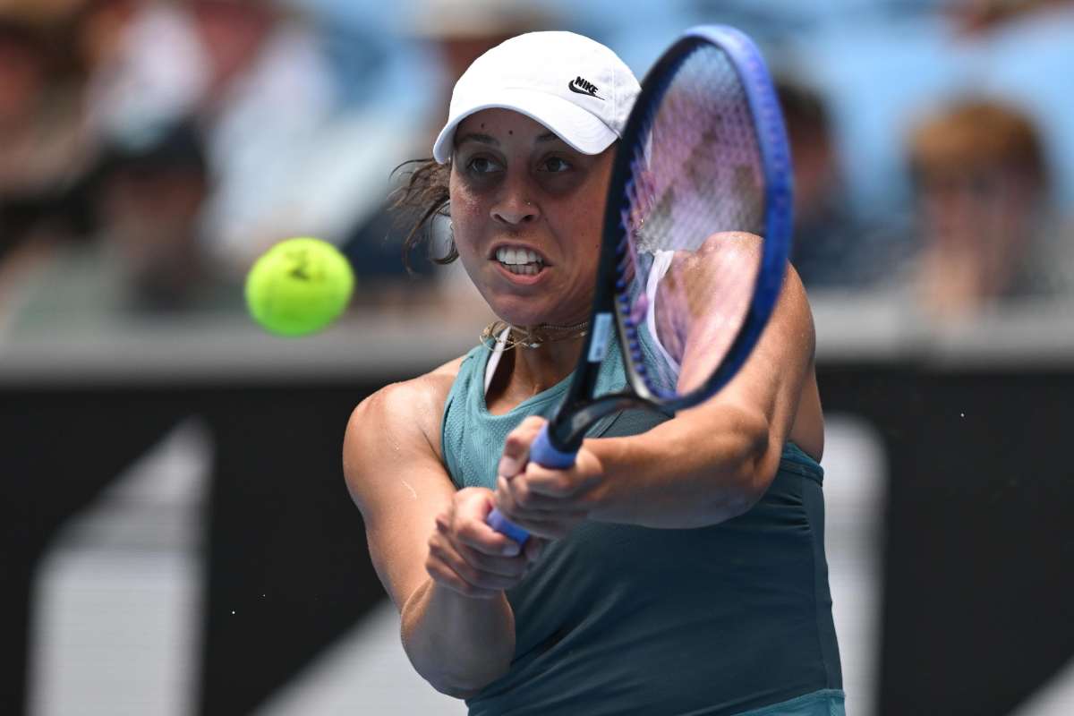 Madison Keys colpisce di rovescio