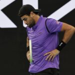 Matteo Berrettini sconsolato