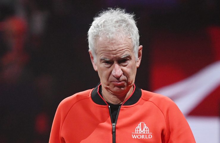 Primo piano di John McEnroe