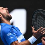 Djokovic esulta in campo