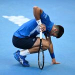 Djokovic accasciato per la fatica