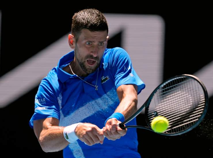 Il tennista serbo Novak Djokovic