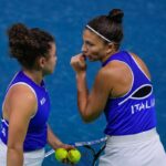 Sara Errani con Jasmine Paolini