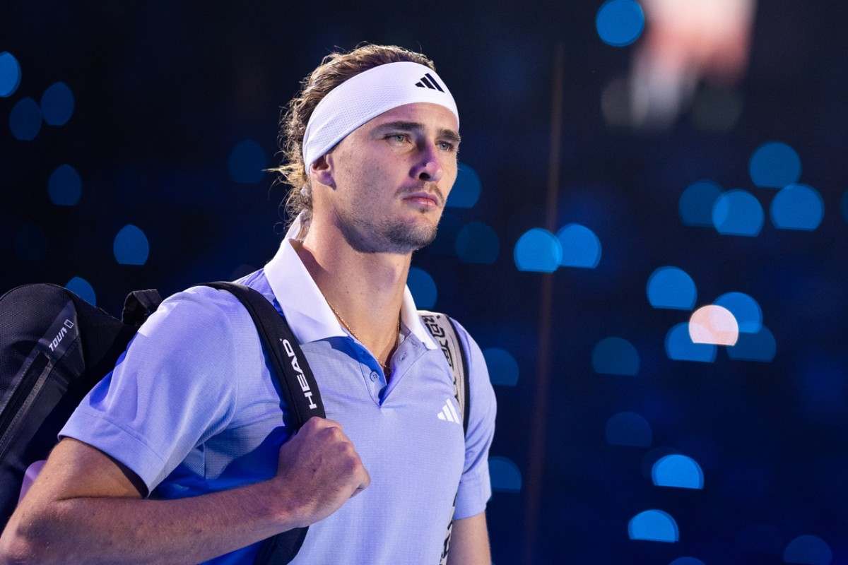 Sascha Zverev concentrato