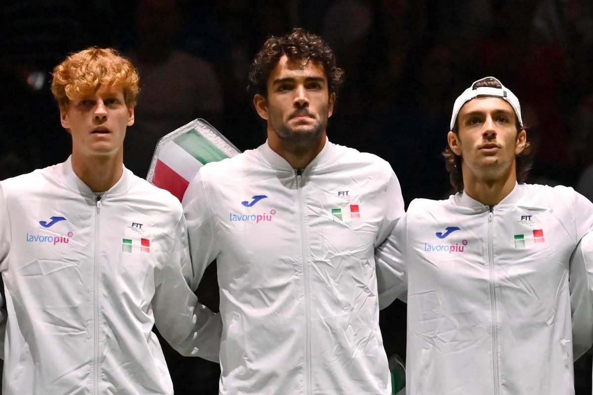 Sinner, Berrettini e Musetti in Coppa Davis