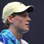 Jannik Sinner in campo agli Australian Open