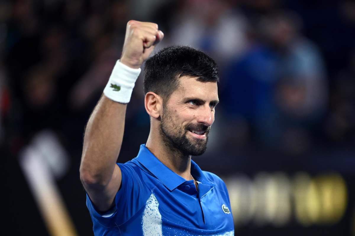 Djokovic esultanza Australian Open