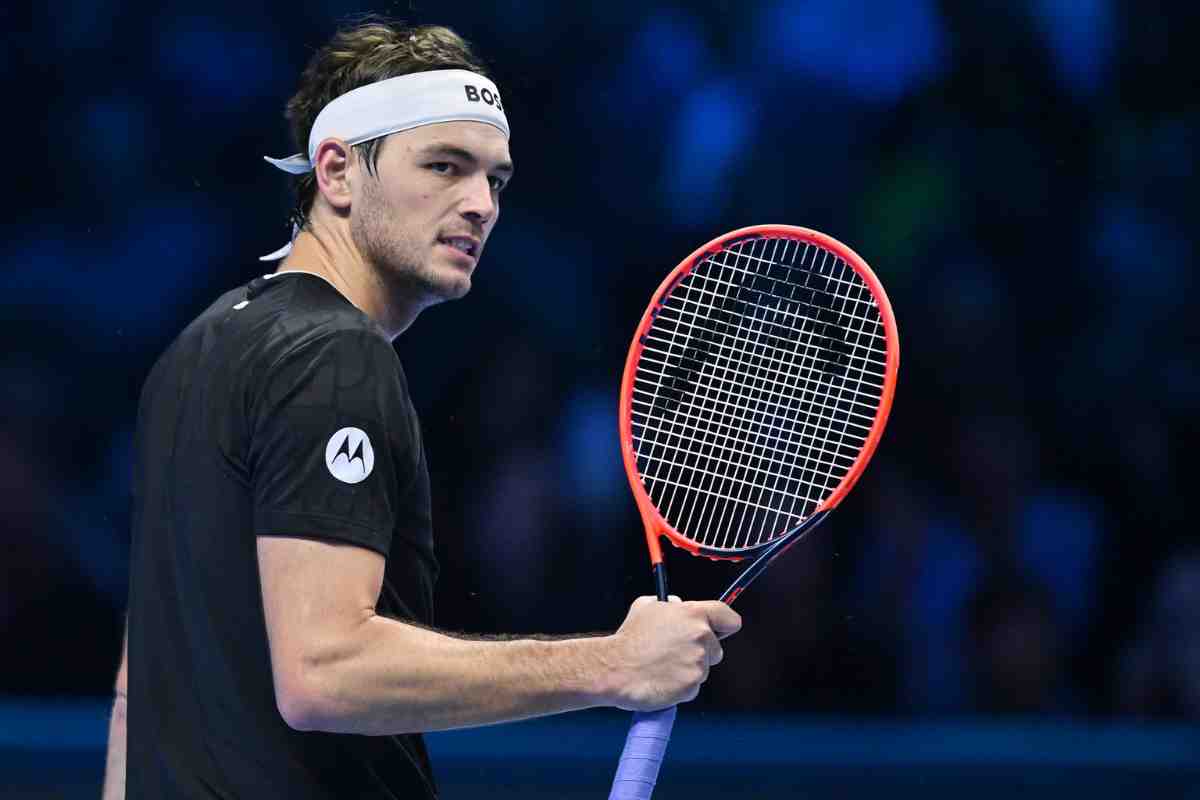 Taylor Fritz durante un match 