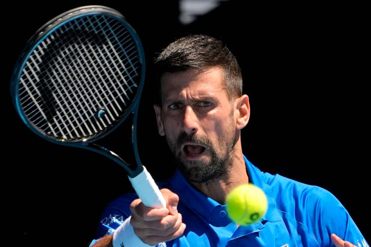 Il tennista serbo Novak Djokovic