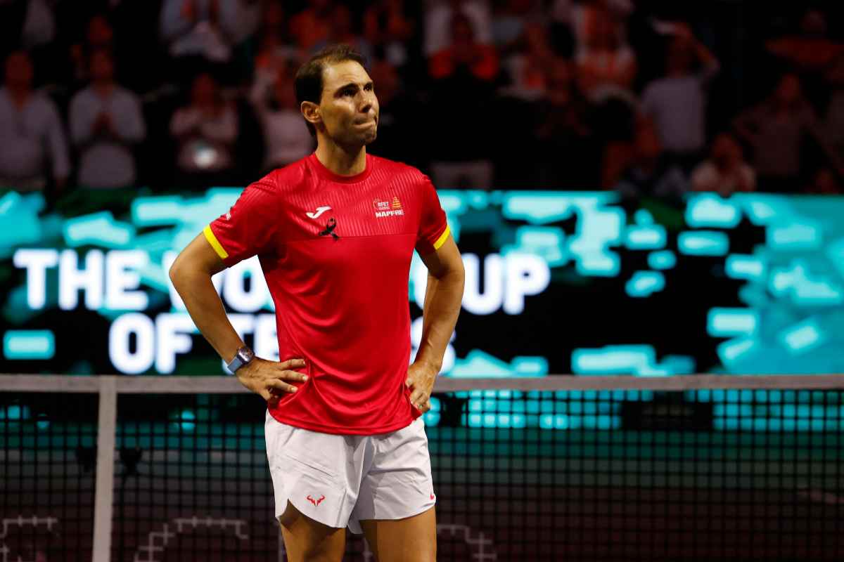 Nadal in lacrime