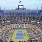 Campo da tennis dall'alto