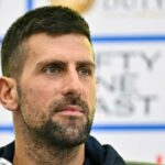 Novak Djokovic in conferenza stampa