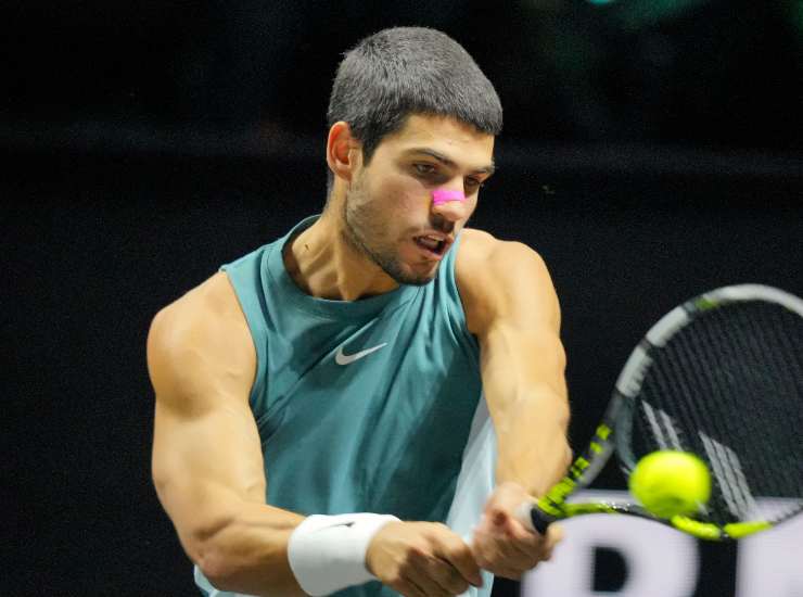 Il tennista spagnolo Carlos Alcaraz