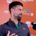 Novak Djokovic in conferenza stampa