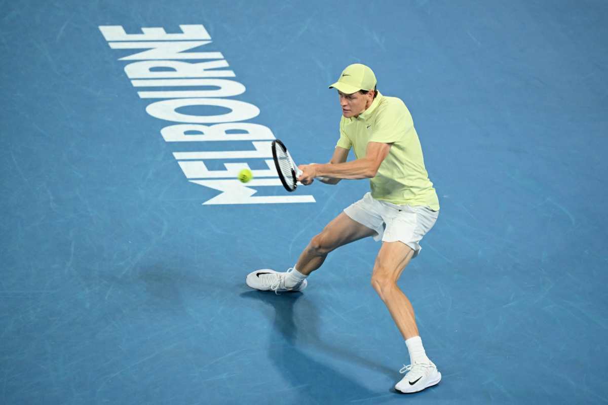 Jannik Sinner a Melbourne