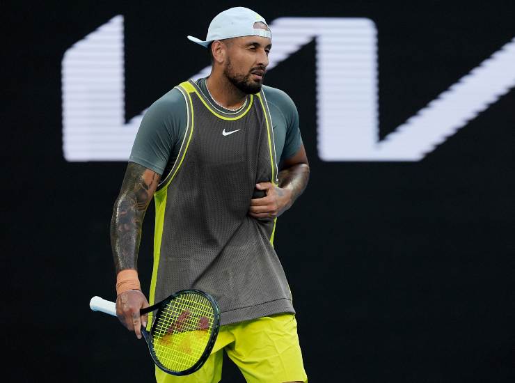 Il tennista australiano Nick Kyrgios