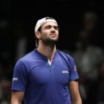 Matteo Berrettini sconsolato