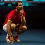 Nadal piange in campo dopo il match
