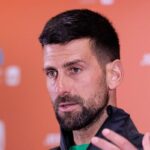 Novak Djokovic in conferenza stampa