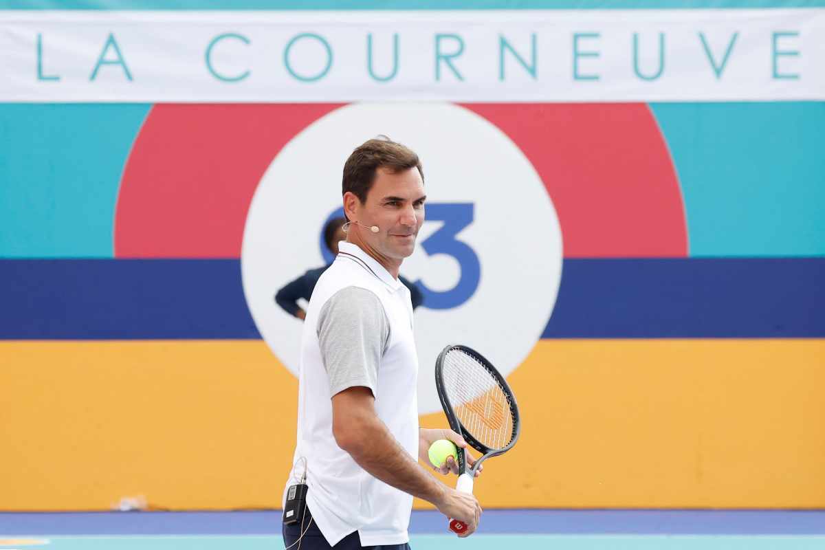 Federer in campo