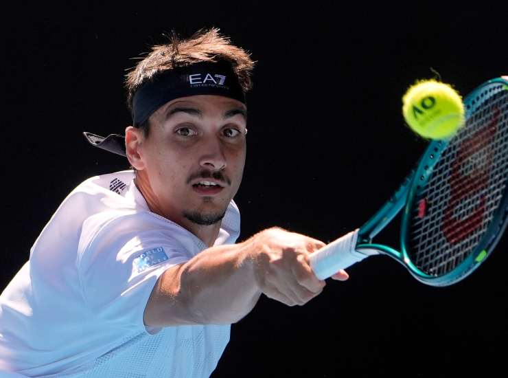 Il tennista torinese Lorenzo Sonego