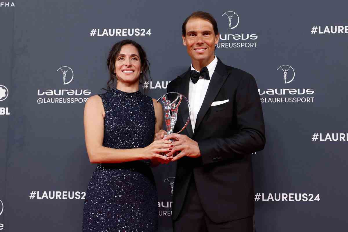 Rafa Nadal con la moglie Maria Francisca